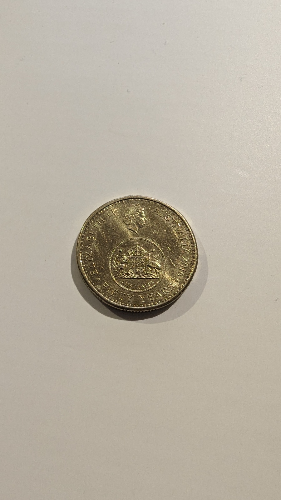 $1 2016 50 Years Anniversary Decimal change over Circulated AUS ONE DOLLAR Coin