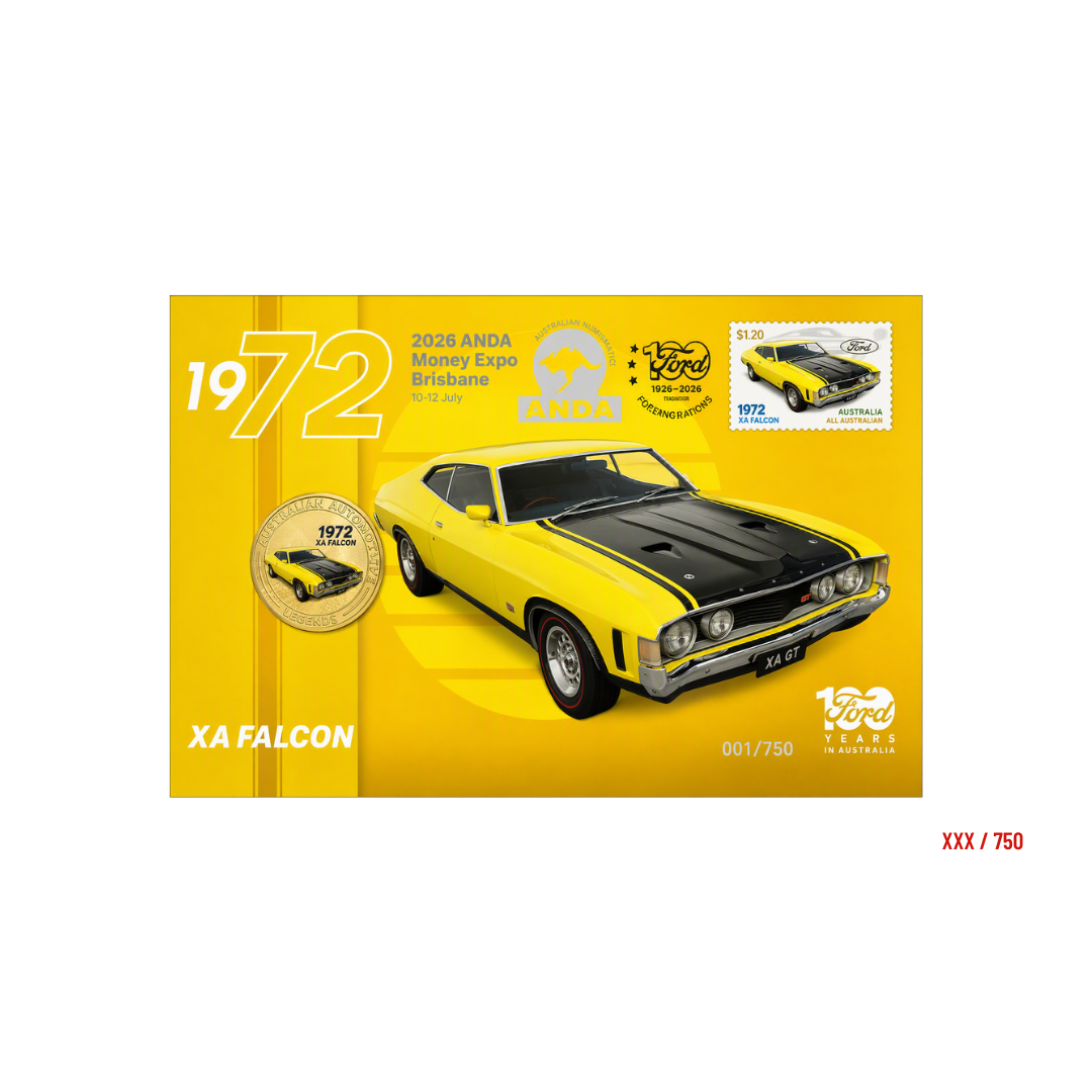 2026 ANDA Money Expo Brisbane 1972 Ford XA Falcon PNC Limited To 750 Made - Indi