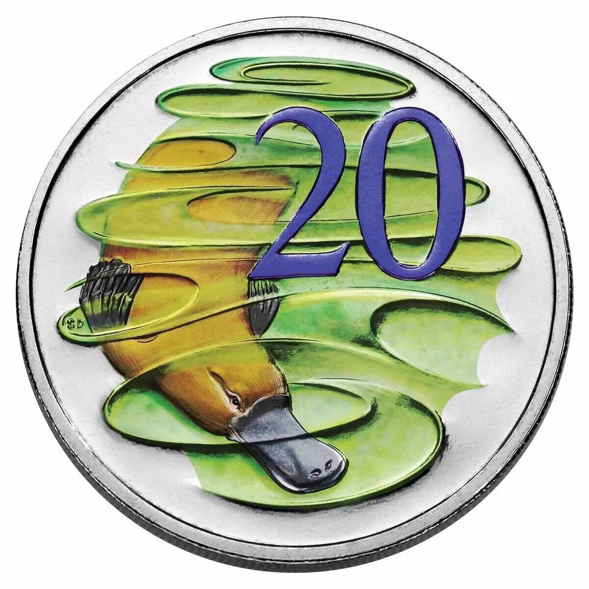 2013 Six Coin Mint Set with Coloured 20c Coin (Special Edition)