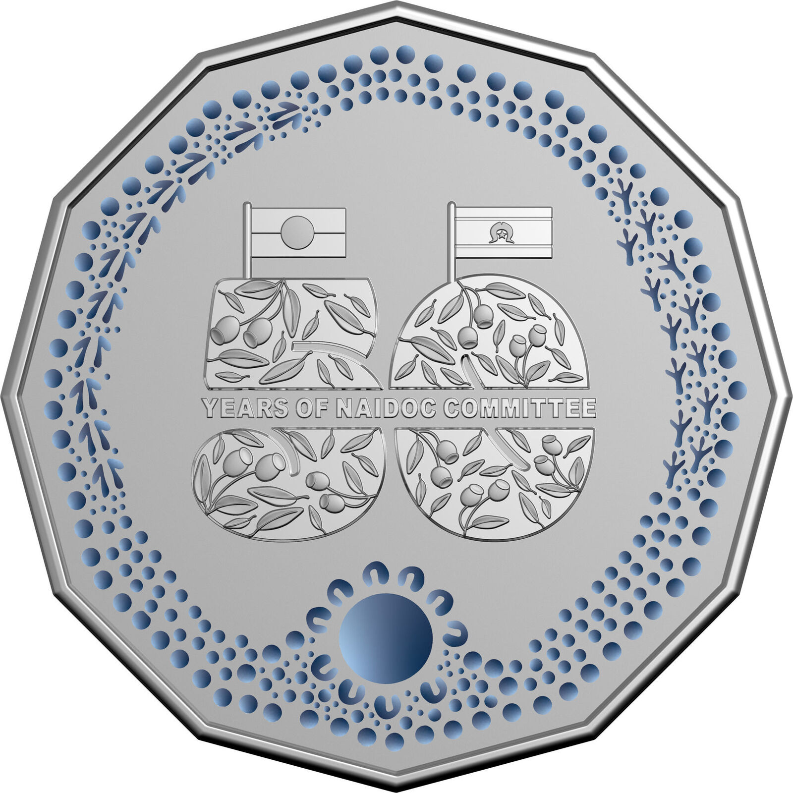 NAIDOC Week - Uncirculated Coin 50c Coloured Uncirculated Coin 2024