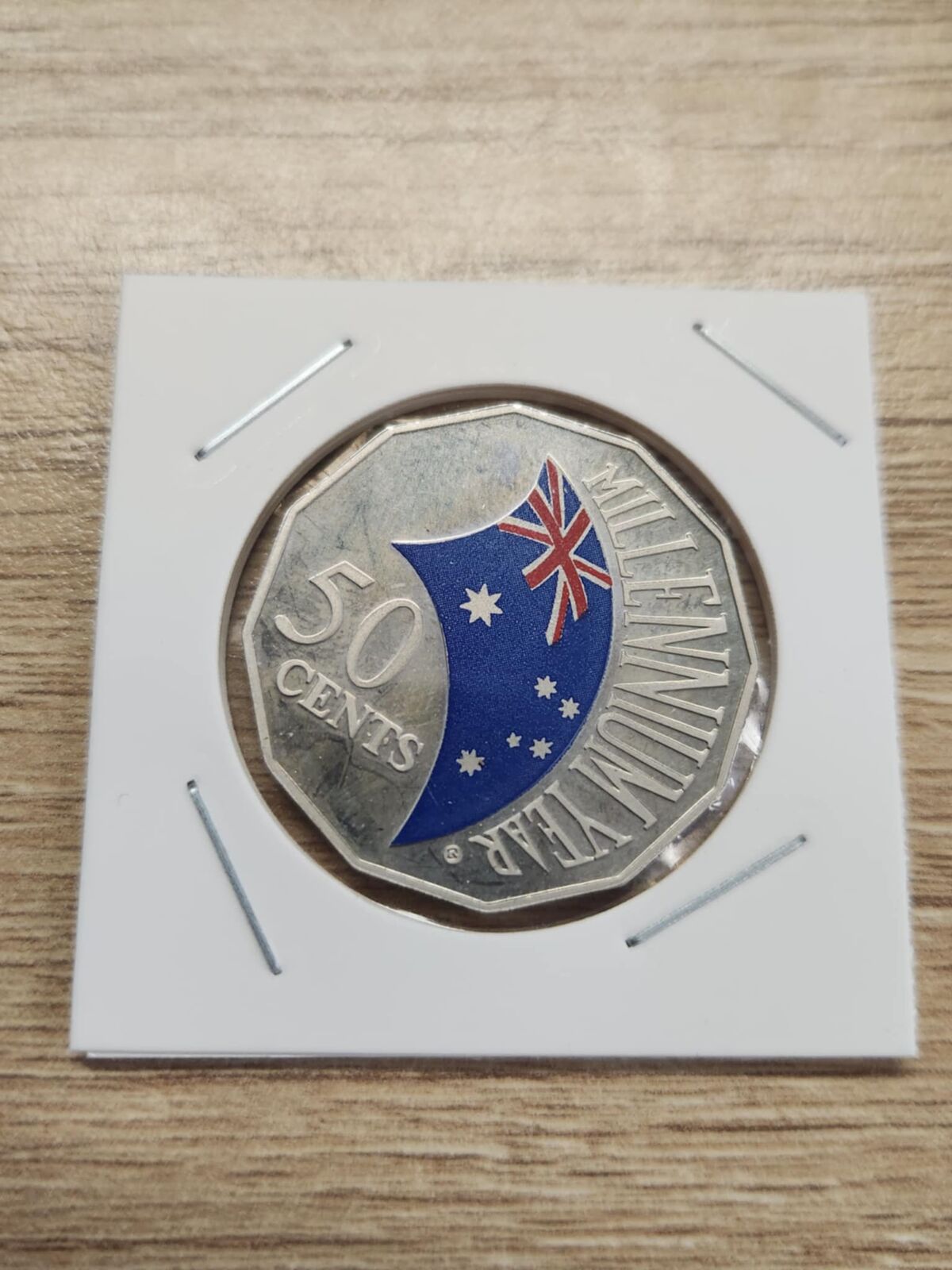 Australia 2000 Fifty Cents 50c Coin Millennium Coloured Proof Coin Ex RAM SetAus