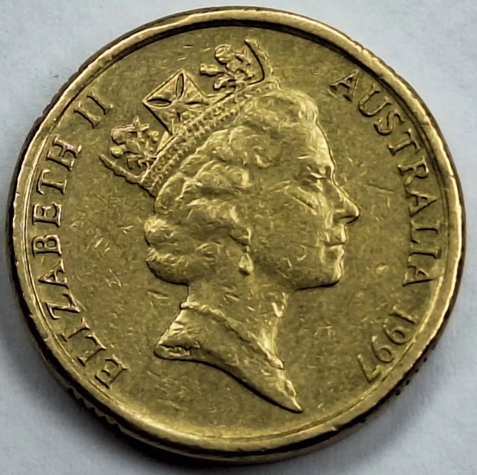 1997 $2 Dollar Australian Coin - Aboriginal Elder - Circulated Condition