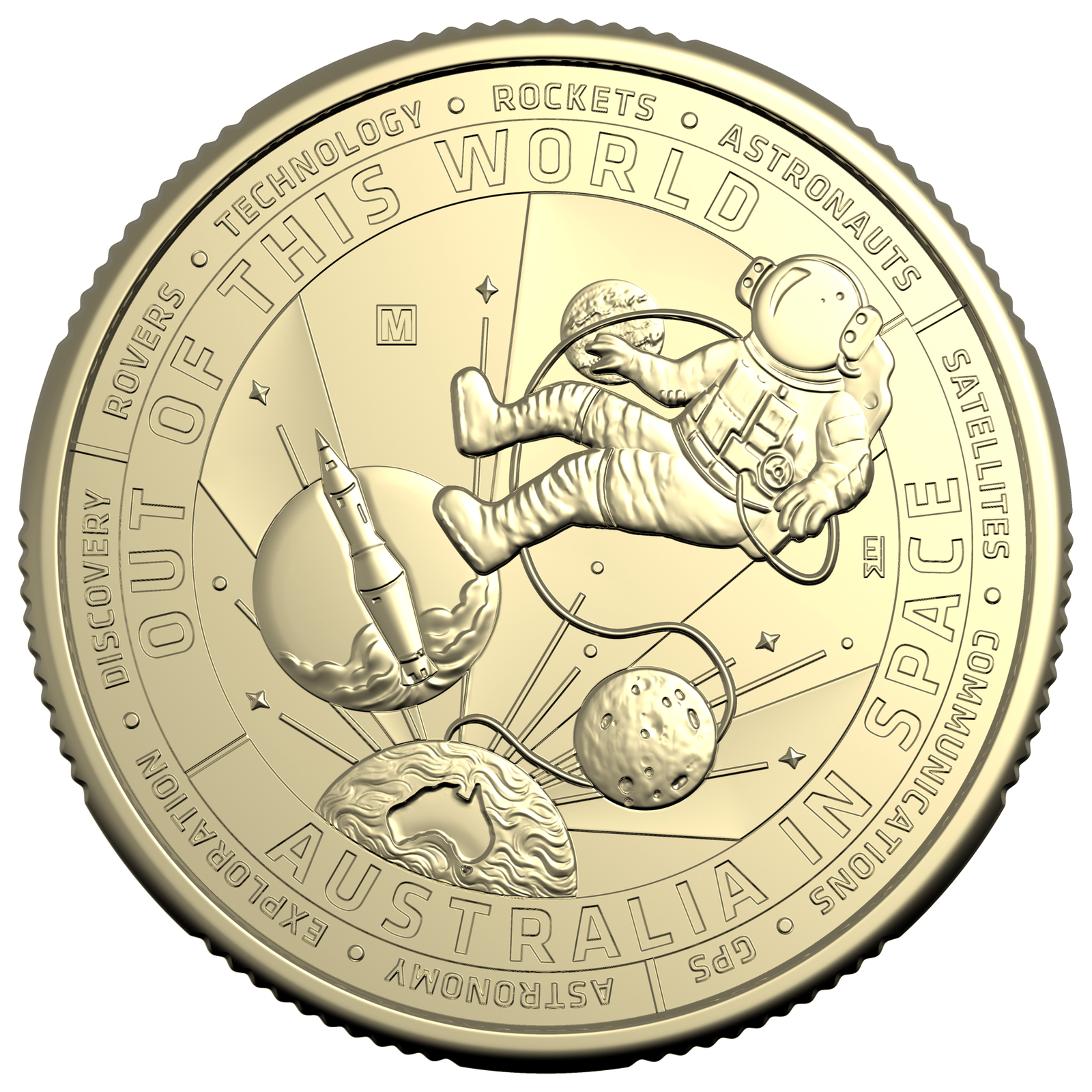 2024 $1 Out of this World - Deep Space Four Coin Mintmark and Privy Mark Set