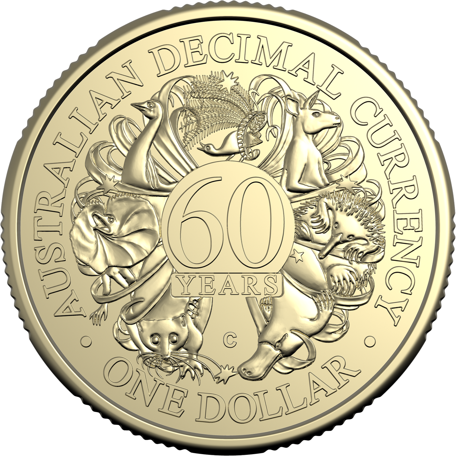 60th Anniversary of Decimal Currency - $1 Four-Coin Set