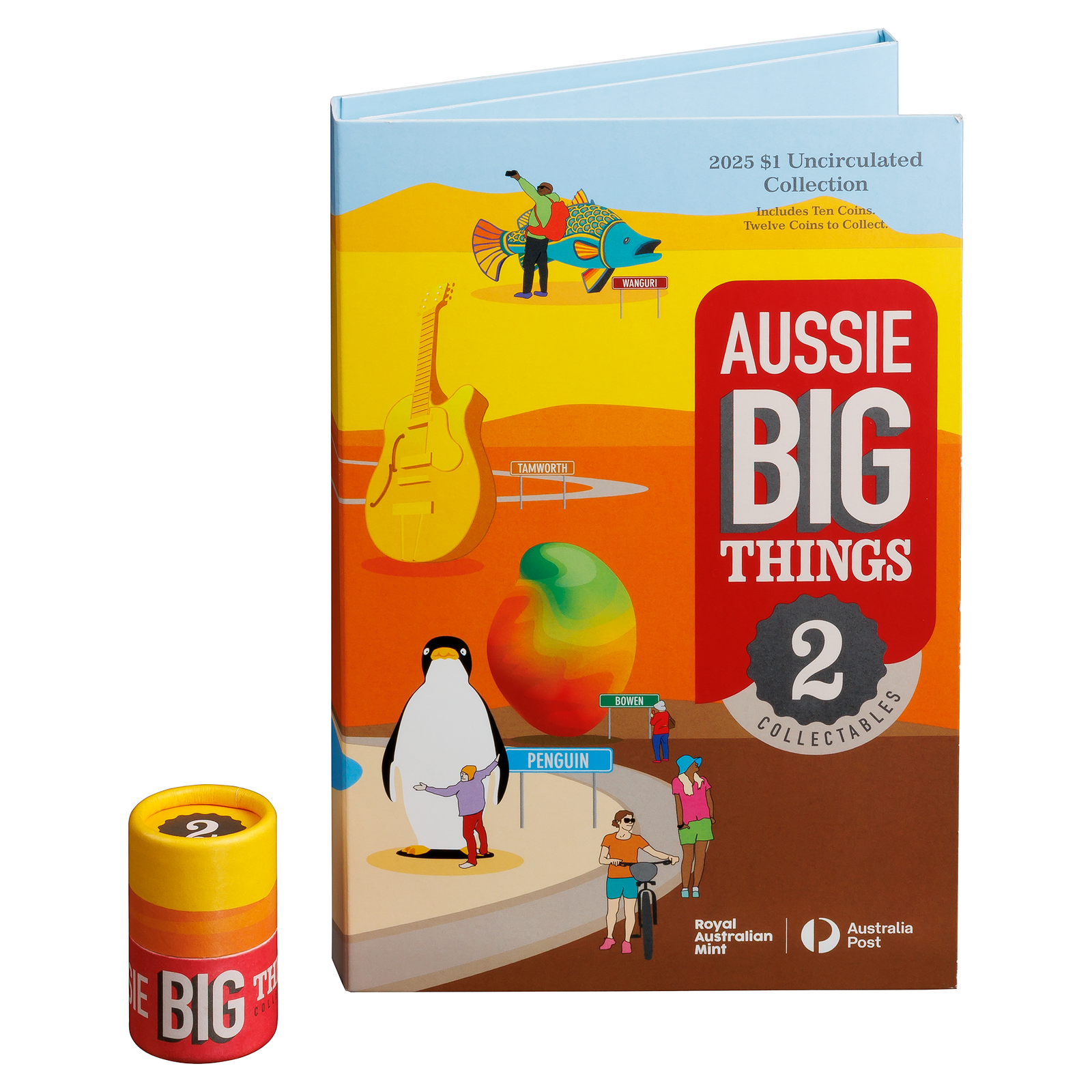 Aussie big things 2 10 coin set 2025 tube and folder