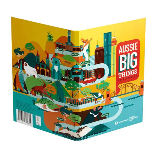 Aussie Big Things 2023 $1 Al-Br 10-Coin Uncirculated Collection ud