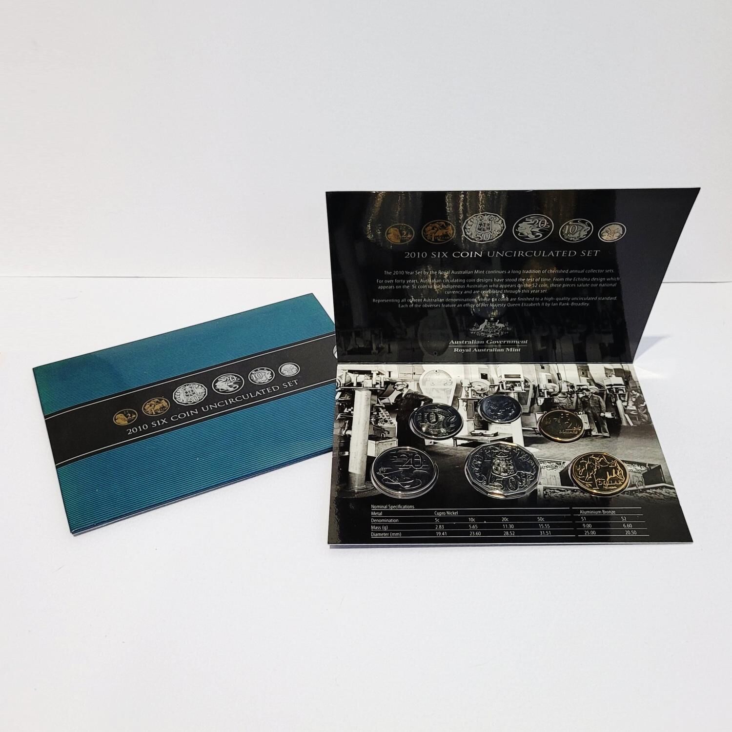 2010 Six Coin Uncirculated Mint Set RAM - Very Low Mintage 6 Coins