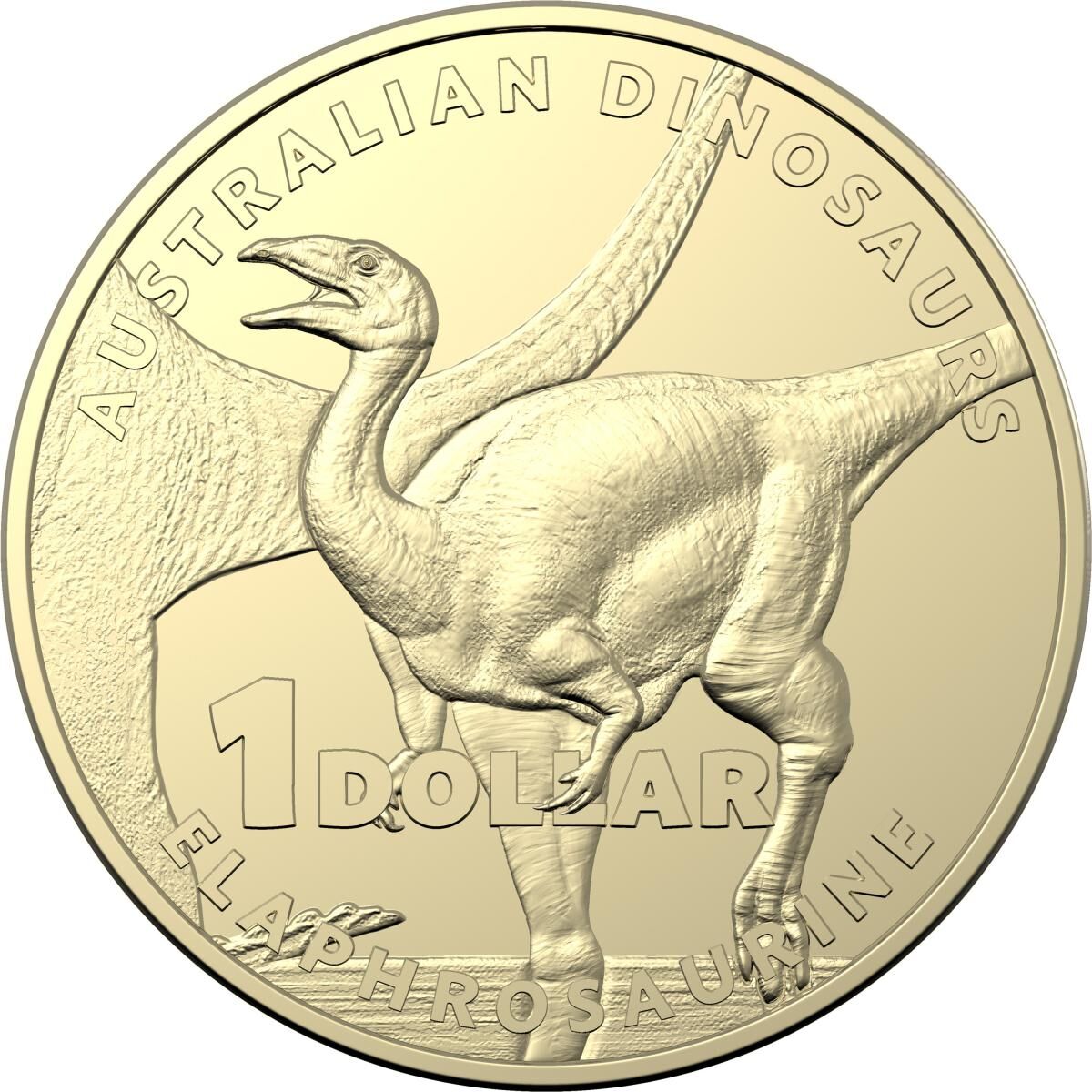 $1 2022 Dinosaurs Set of 4 Lightly Circulated AUS ONE DOLLAR Coin