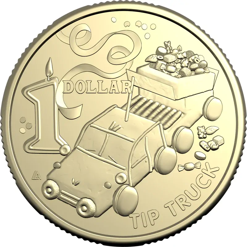 Royal Australian Mint AWW womans weekly Birthday Cake 2025 folder  $1 Ten-Coin C