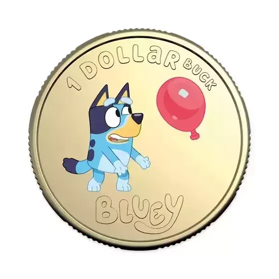 Bluey 2024 Coloured Coin Postal Numismatic Cover (PNC) LIMTED TO 3000 UNITS