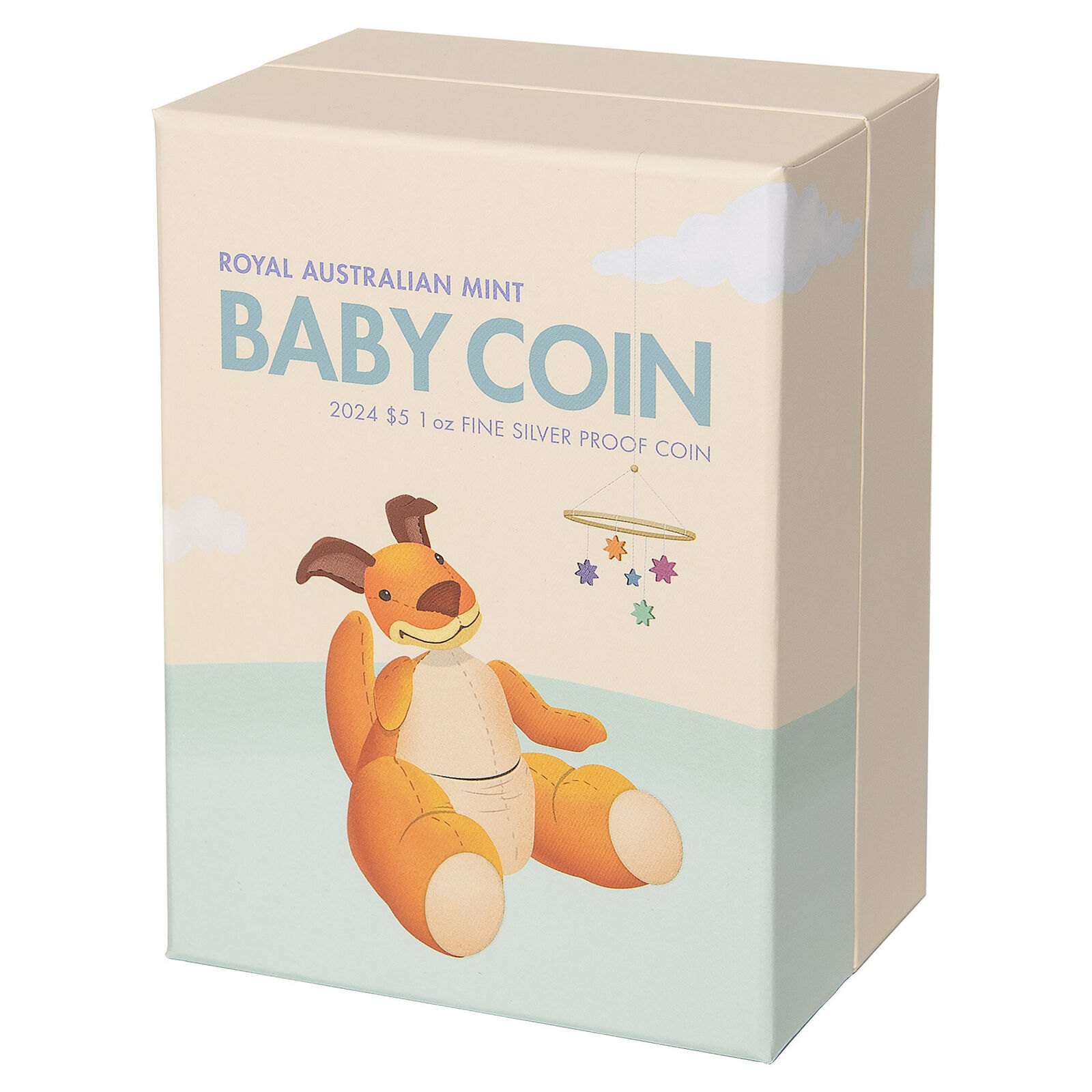 Baby Coin - Toy Kangaroo - Silver Proof $5 Silver Proof Coin 2024