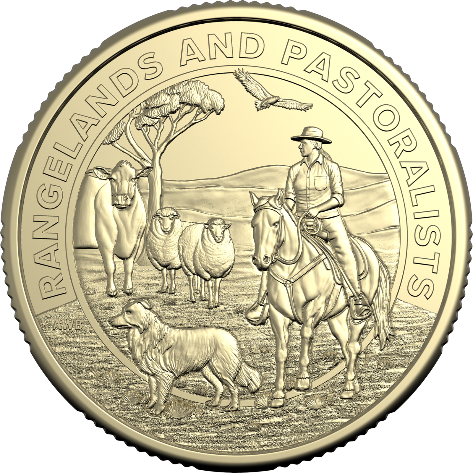 Heart and Soul of Australia - $1 Coin on card