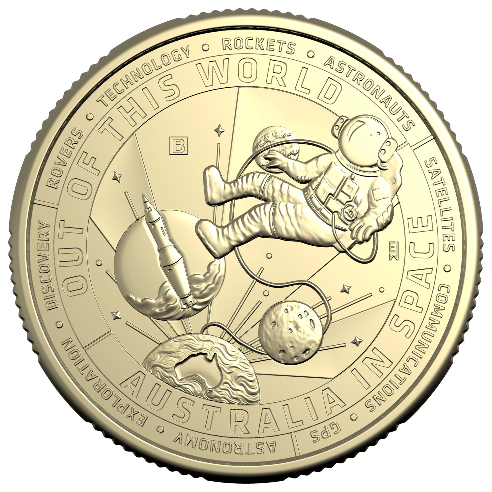 2024 $1 Out of this World - Deep Space Four Coin Mintmark and Privy Mark Set