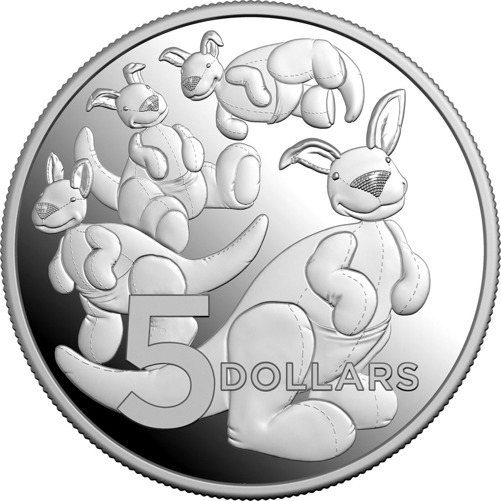 Baby Coin - Toy Kangaroo - Silver Proof $5 Silver Proof Coin 2024