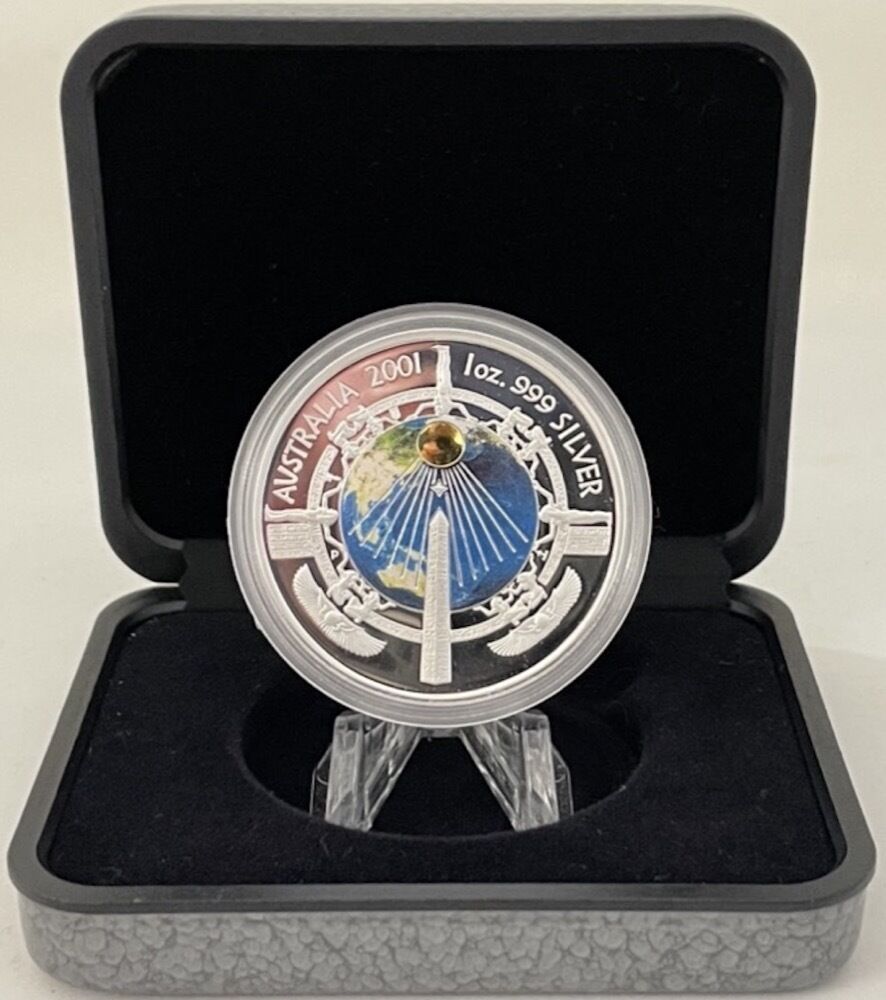Perth Mint The Australia 2001 Silver Millennium Coin 1oz Silver Bullion $1 Coin