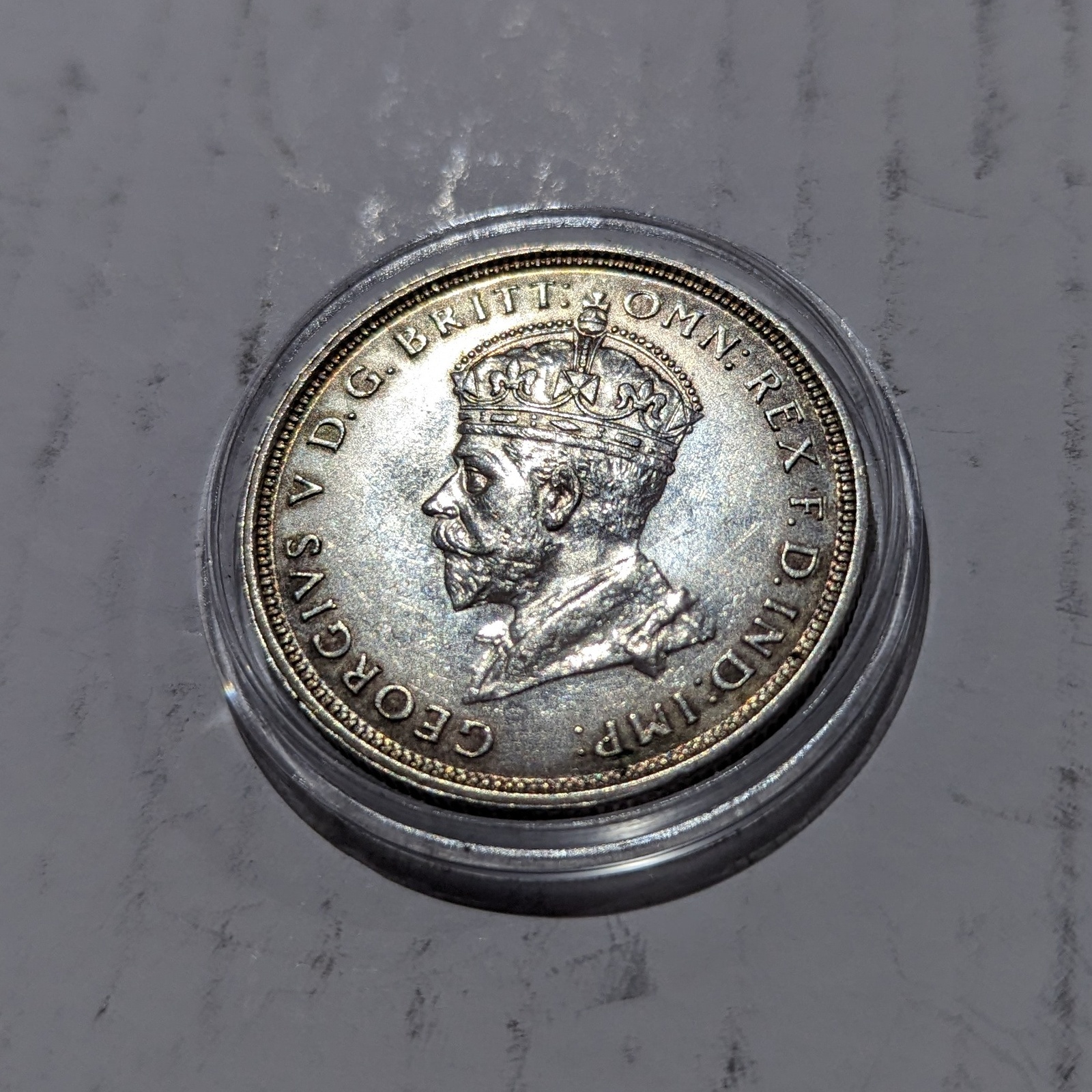 1927 Parliament House Florin Australian Silver Coin Lightly Circulated