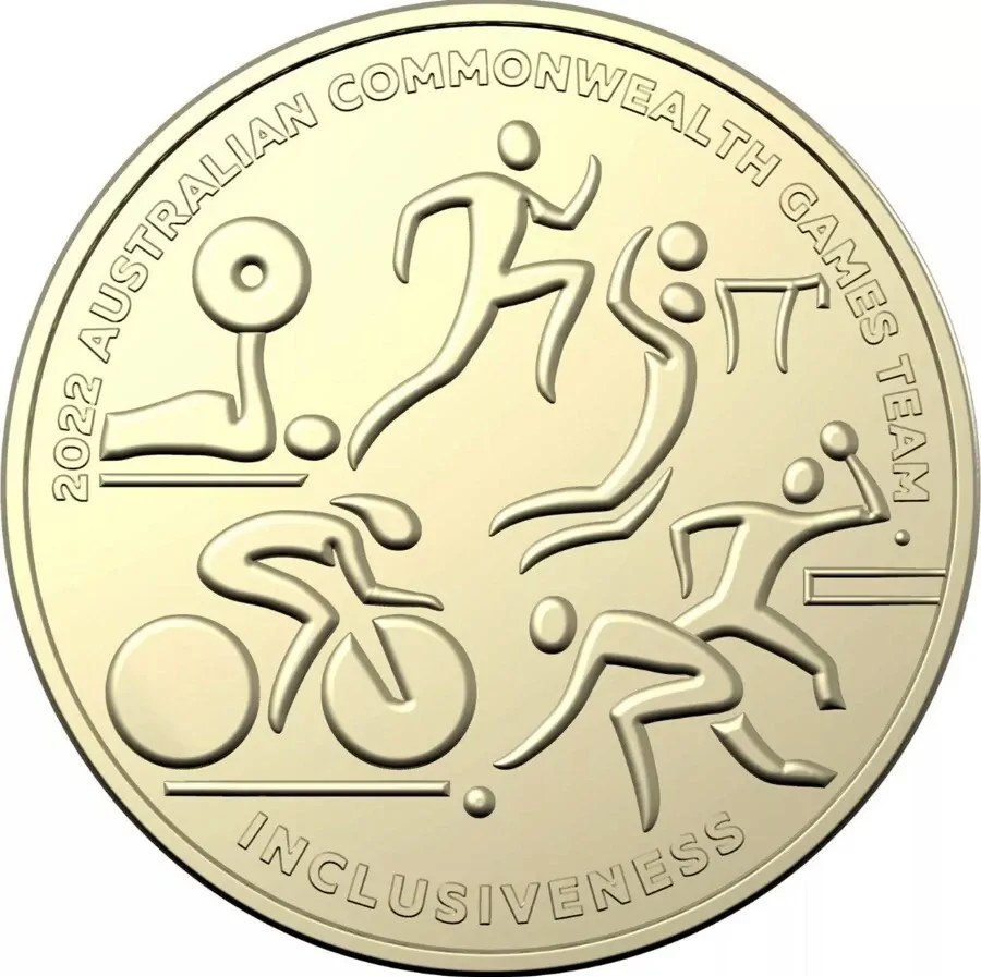 UNC 2022 -Commonwealth Games- INCLUSIVENESS $1 One Dollar Coin Uncirculated