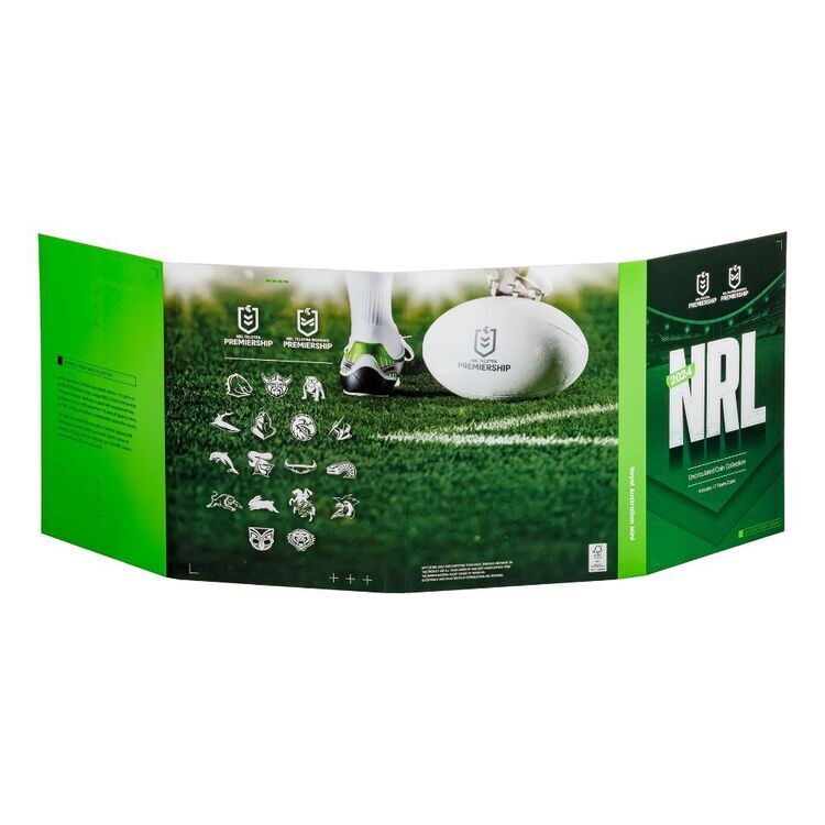 NRL 2024 $1 17-Coin Collection Folder & Coin Tube Rugby League