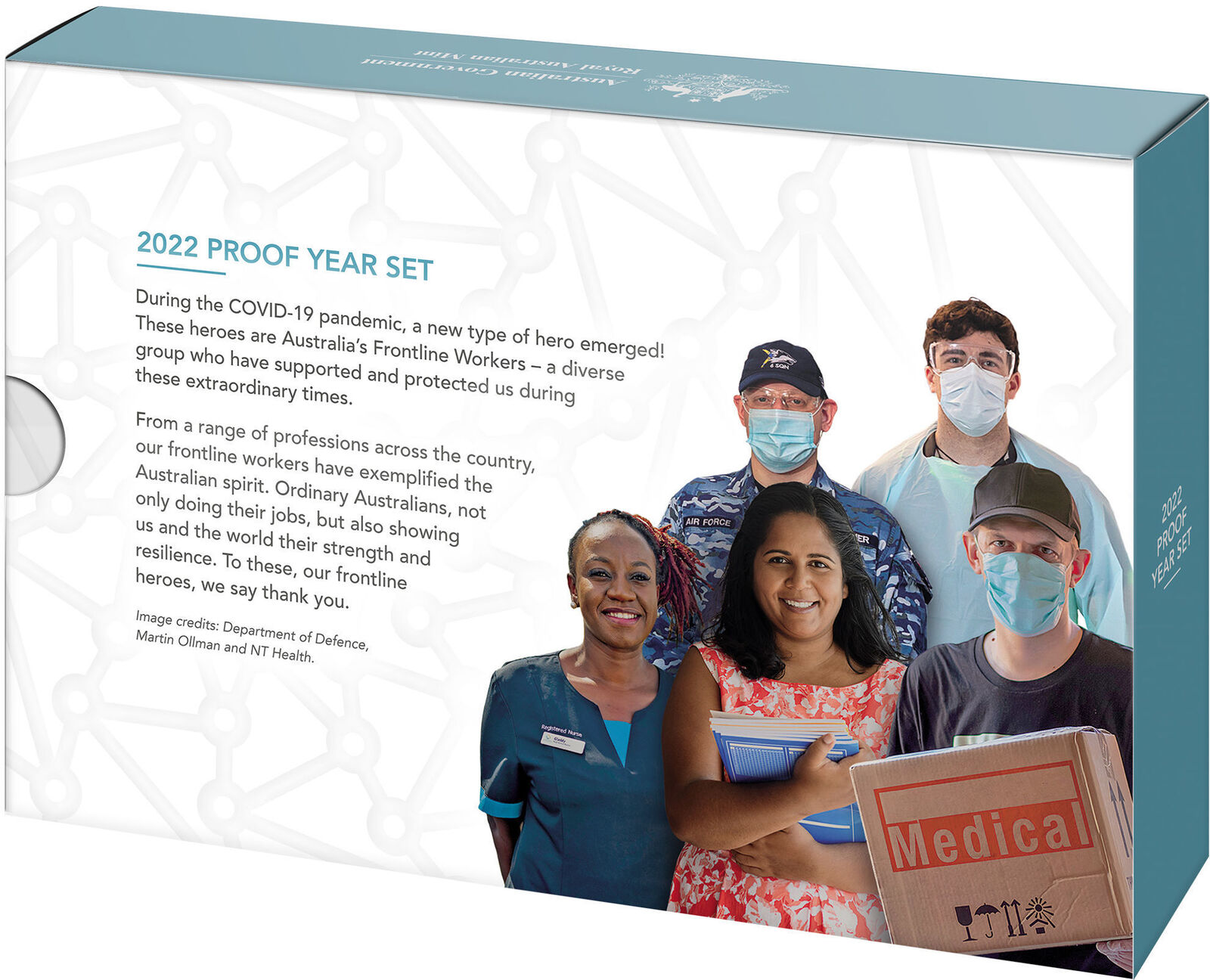 Frontline Workers Six Coin Set 2022 Six Coin Proof Year Set