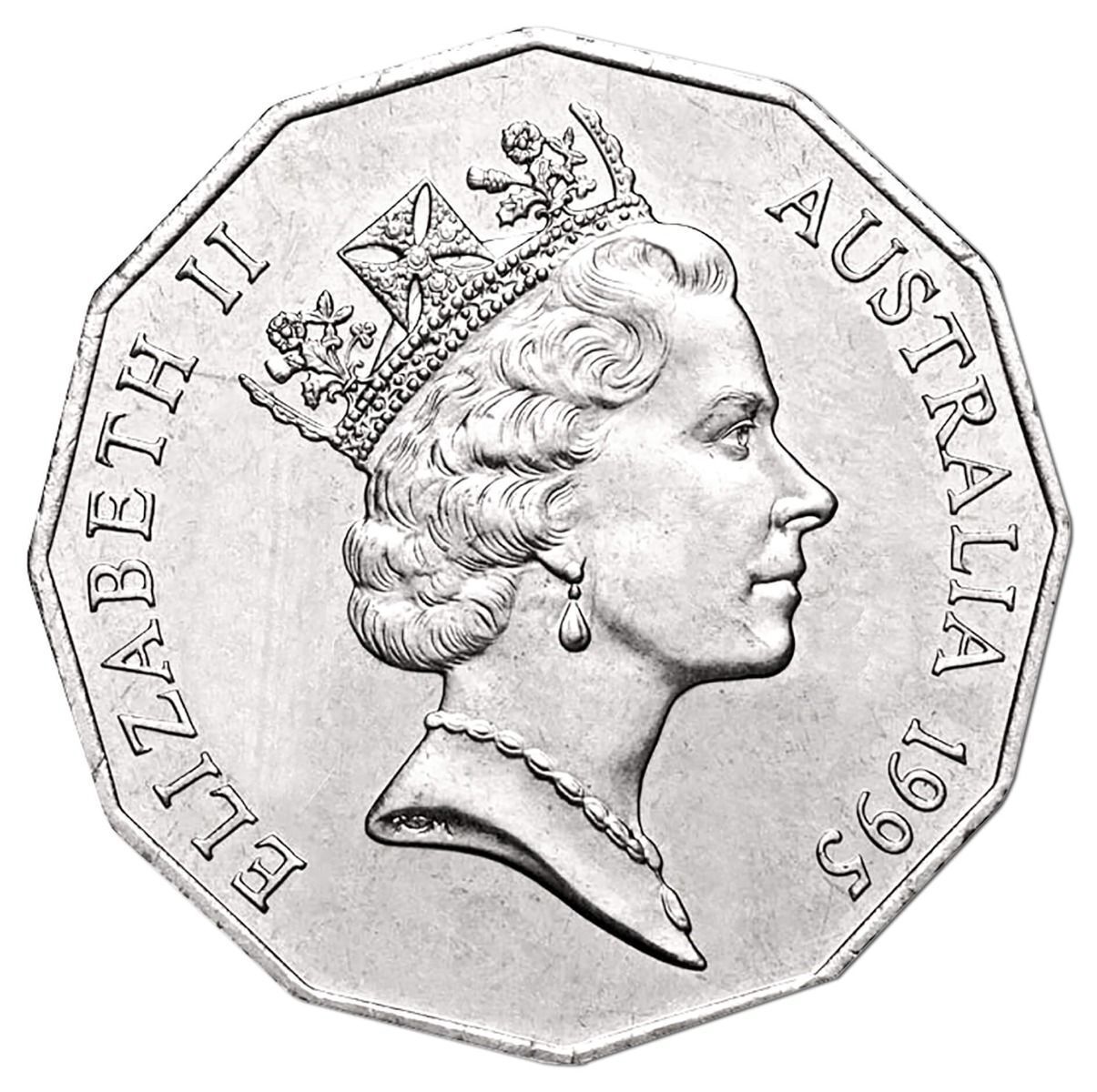 1995 50c End of WWII 50th Anniversary Weary Dunlop Circulated Coin (15.9m)