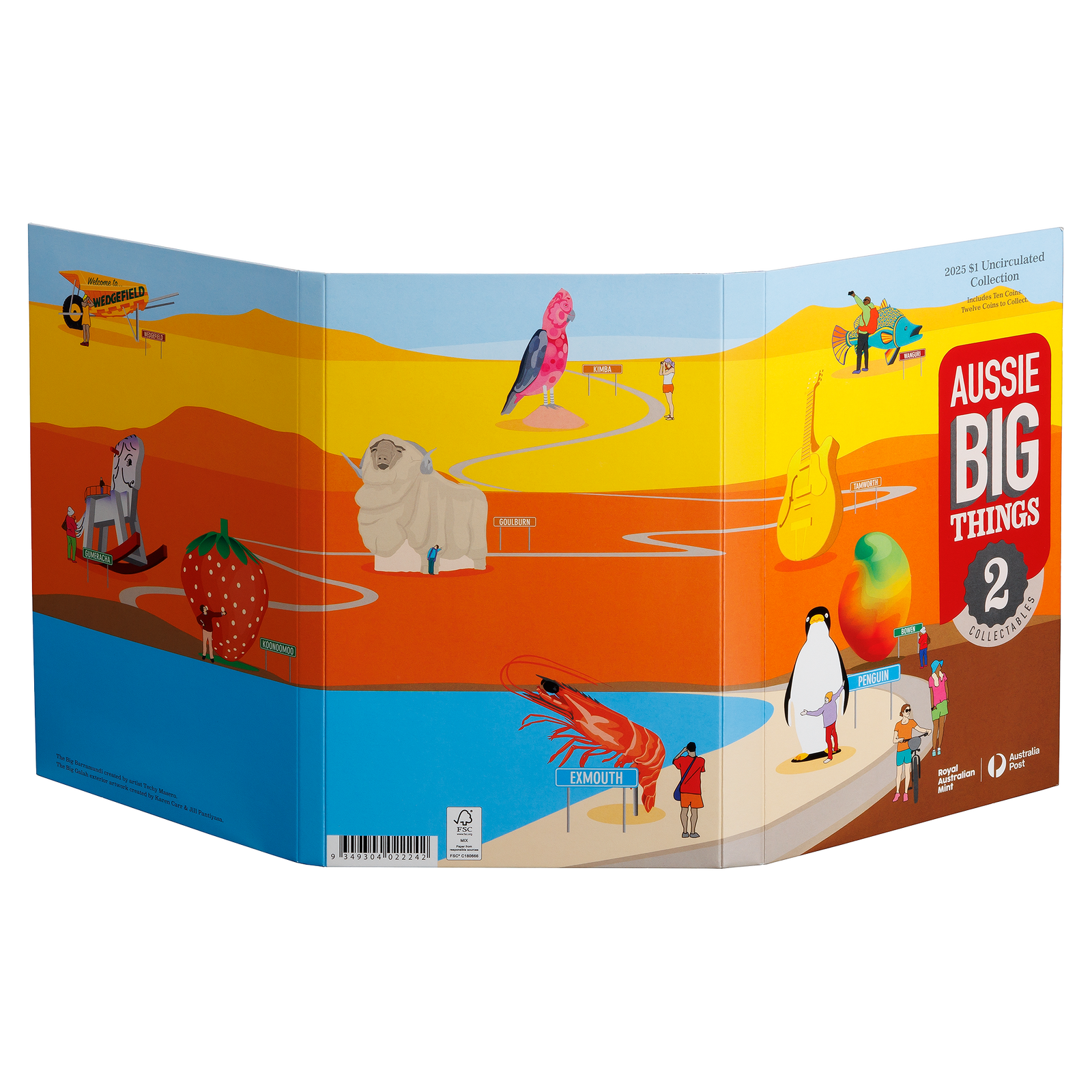 Aussie big things 2 10 coin set 2025 tube and folder