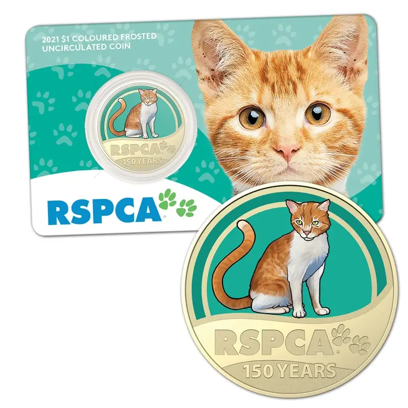 $1 2021 RSPCA 150th Anniversary 8 Coin Set
