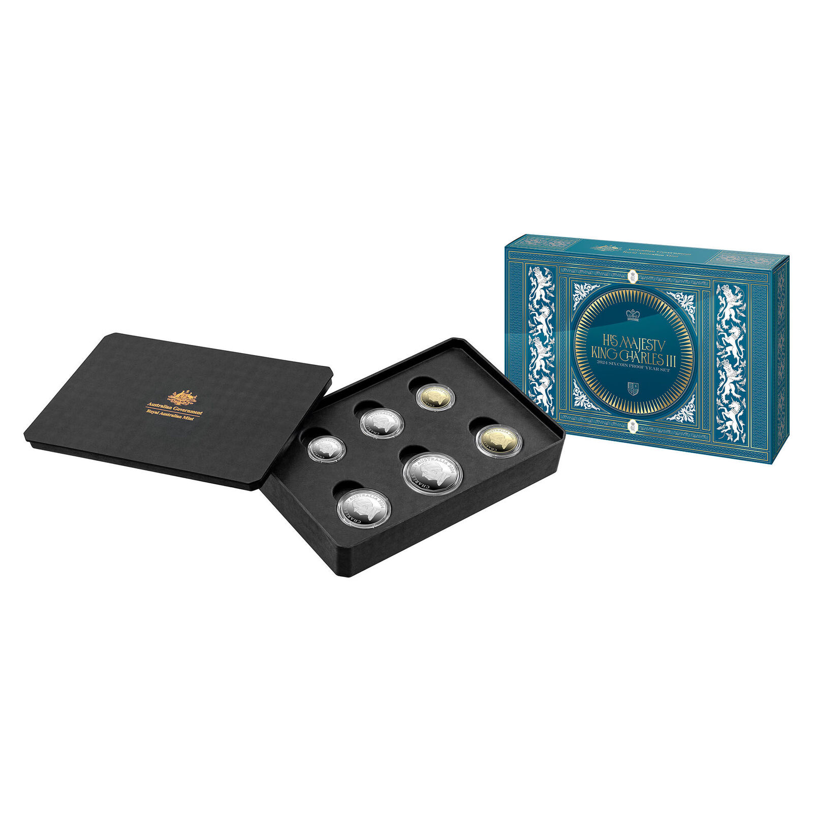 King Charles III - Proof Year Set 2024 Six-Coin Set