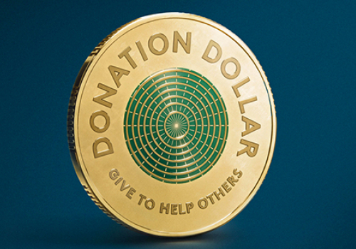 $1 2021 Donation Dollar ULTRA RARE Aus Coin NEW Un-circulated Dollar