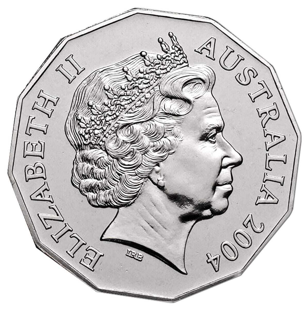 2004 Student Design 50c coin Circulated (10.2m)