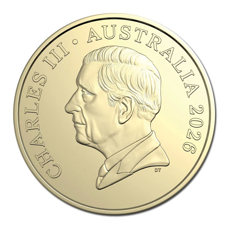 2026 $2 Dawn Service Coloured Circulating Premium Coin Roll with RAM Hologram