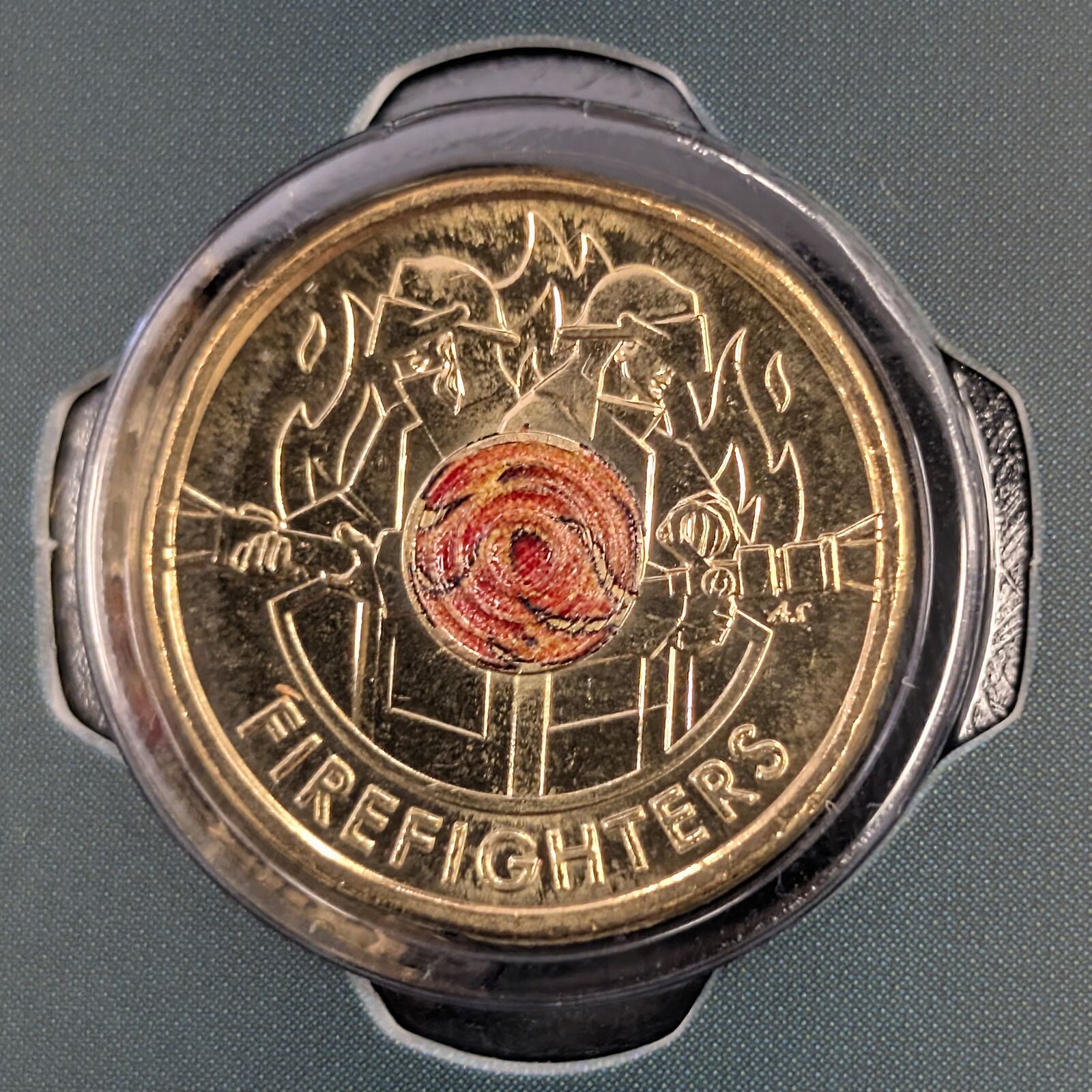 $2 2023 Firefighters 35th Anniversary NEW Un-Circulated Coloured AUS TWO DOLLAR