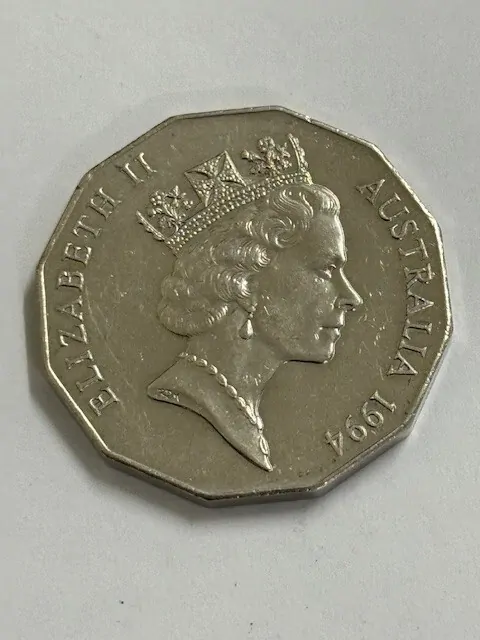1994 50c Australian Coin Collectable. (Special Limited Edition 50c COIN.) circul