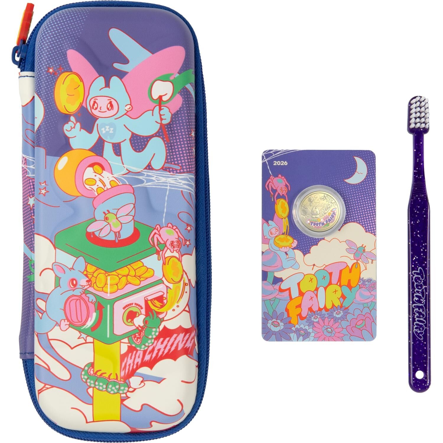 2026 $2 Tooth Fairy Albr Coloured Coin in Tooth Fairy KIT