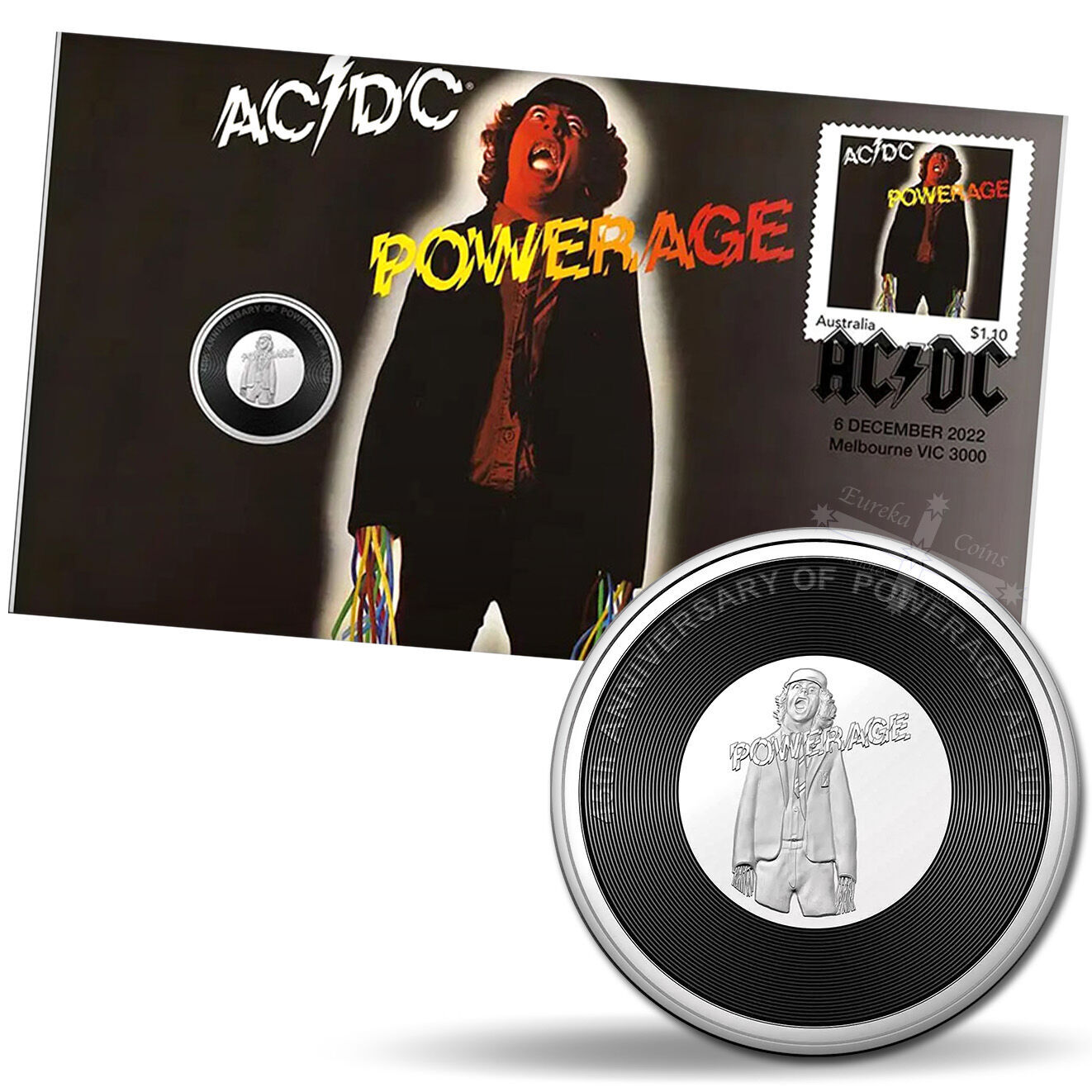 2022 20c AC/DC POWERAGE - 45th Anniversary PNC Celebrating AC/DC's Greatest Hits