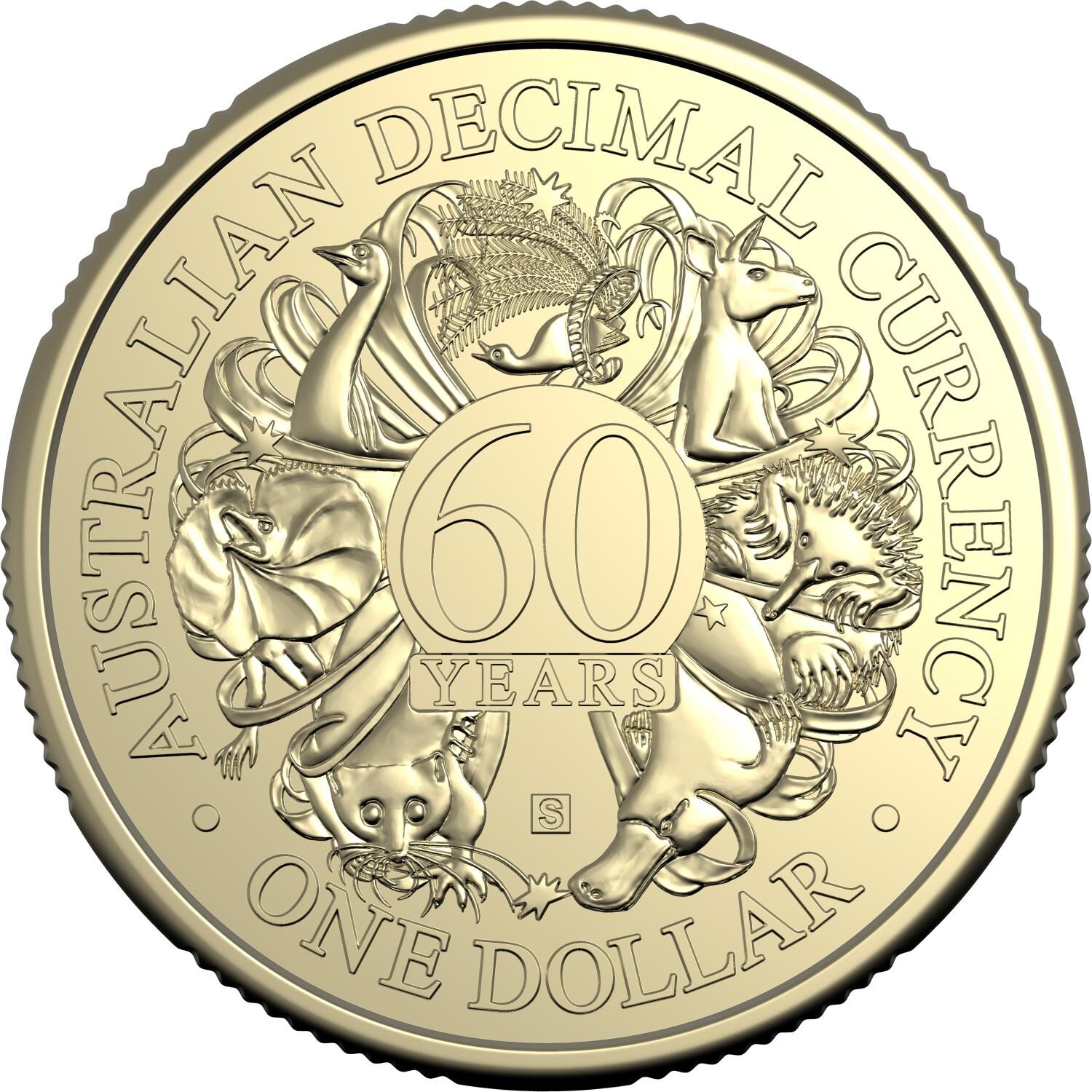 60th Anniversary of Decimal Currency - $1 Four-Coin Set