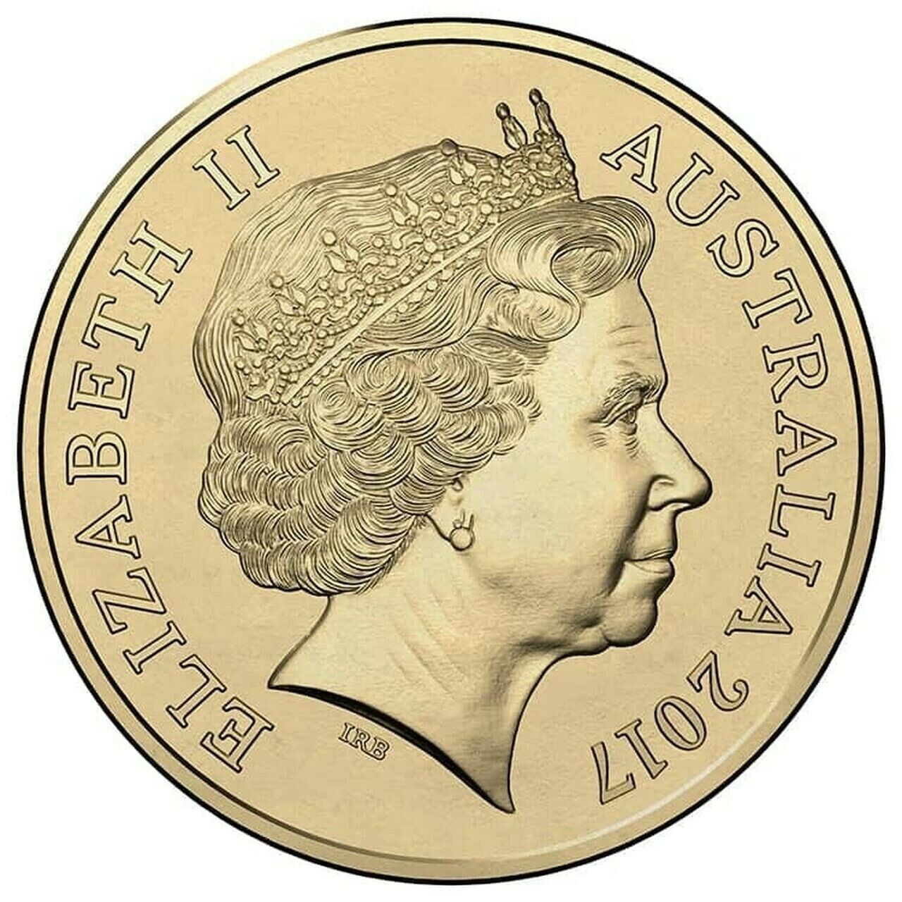 AUSTRALIAN TWO DOLLAR $2 COIN - 2017 - POSSUM MAGIC SAD & INVISIBLE HUSH lightly