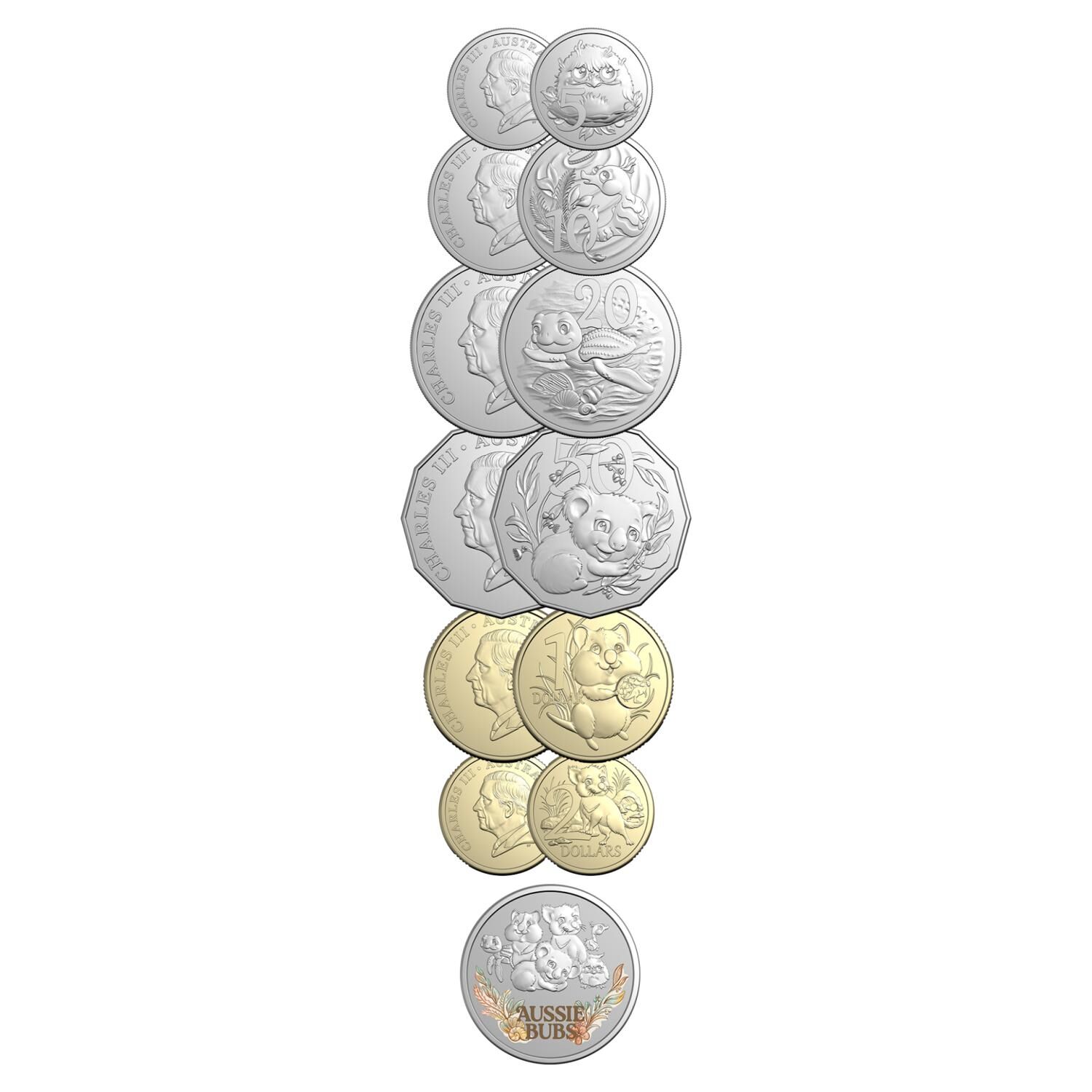 2026 Aussie Baby Animals Six Coin UNC Year Set