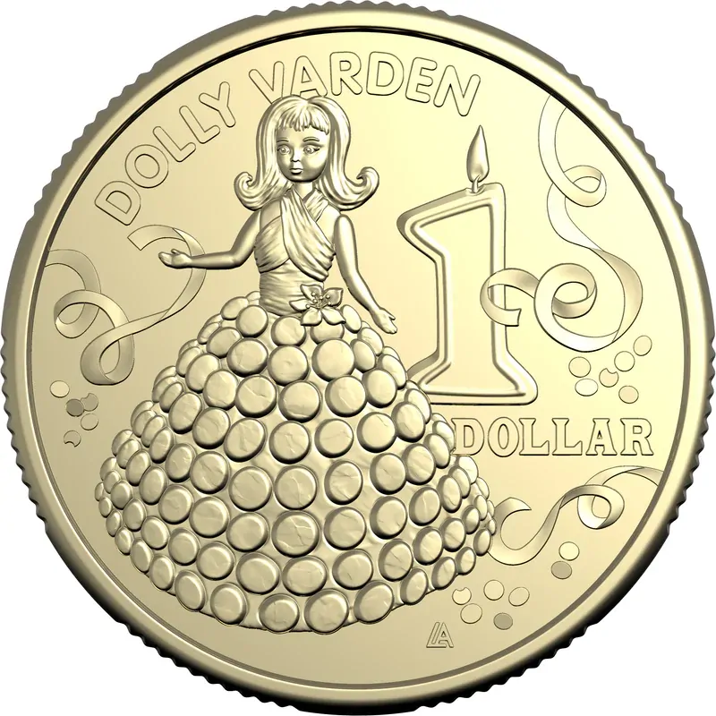 Royal Australian Mint AWW womans weekly Birthday Cake 2025 folder  $1 Ten-Coin C