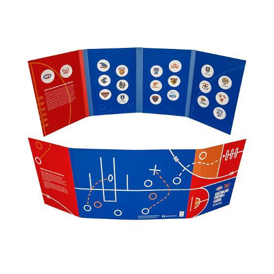 AFL 2023 Folder & Coin Tube Set $1 collectable coins set