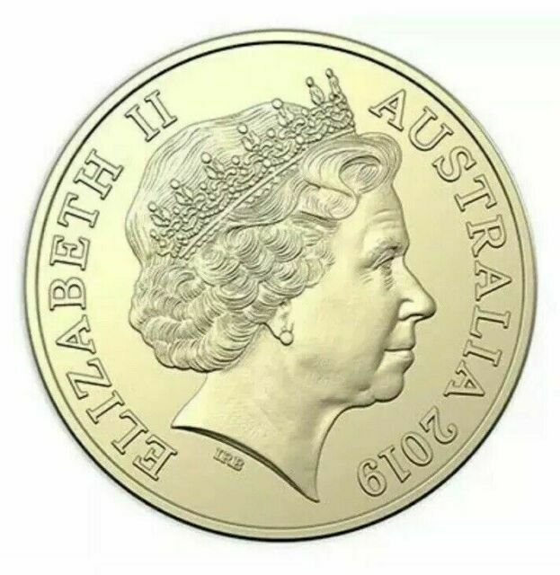 2019 $1 IRB Five Kangaroos design Lightly Circulated (10.7m Mintage)