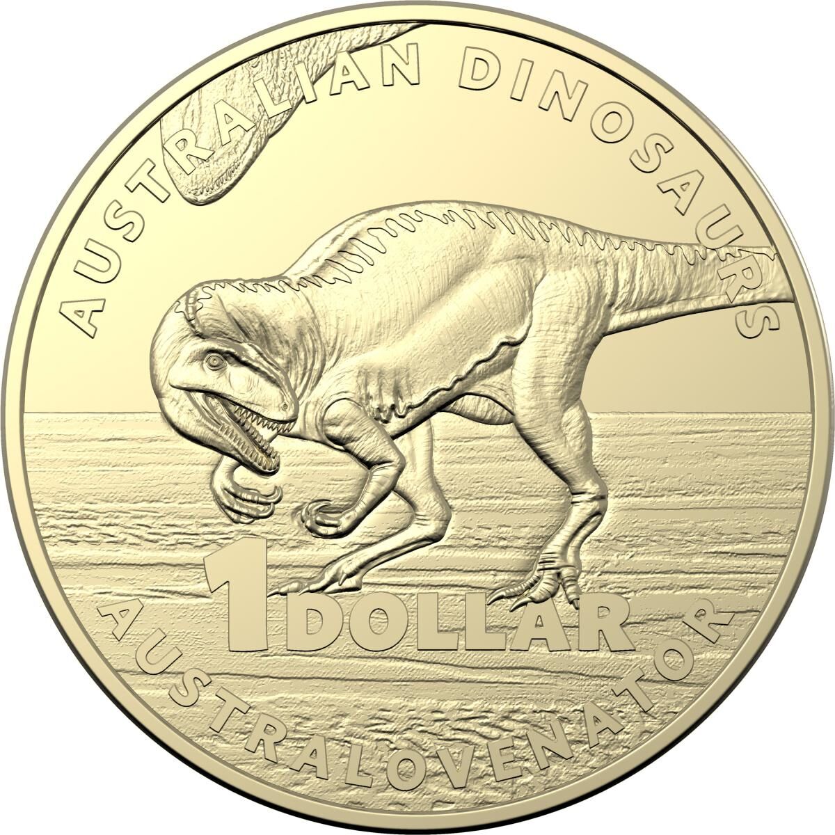 $1 2022 Dinosaurs Set of 4 Lightly Circulated AUS ONE DOLLAR Coin