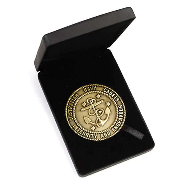 Australian Navy Cadets (ANC) 70mm Medallion in Box