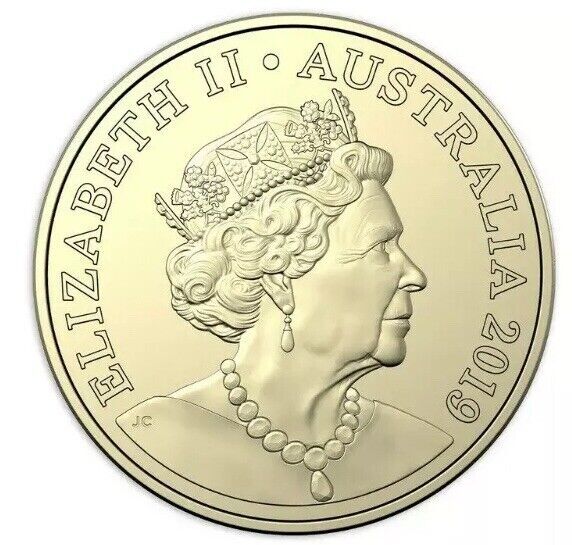 $1 2019 JC Aboriginal Elder Low Mintage Lightly Circulated AUS ONE DOLLAR Coin