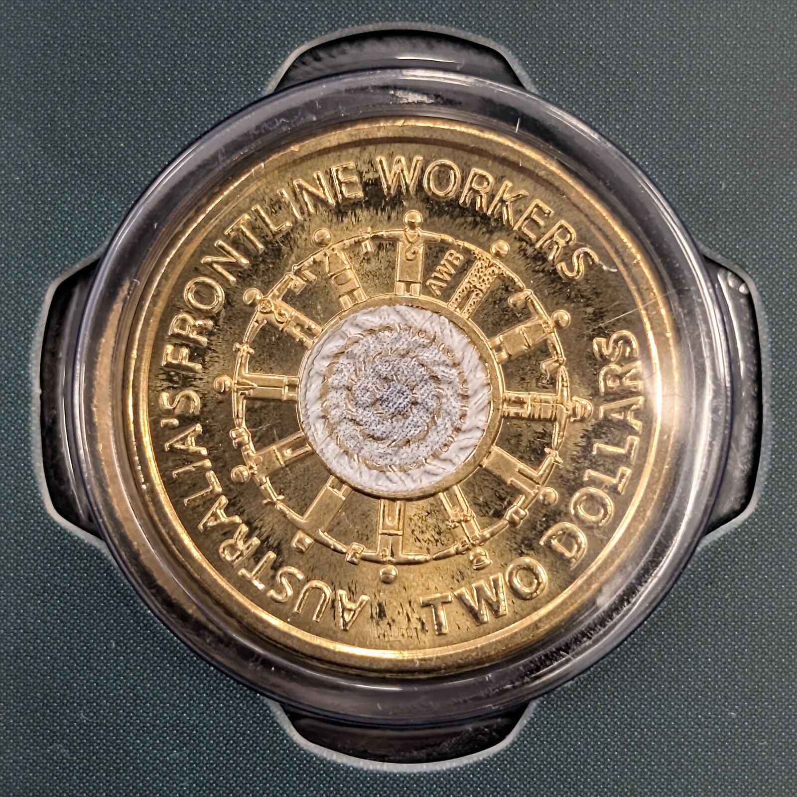 $2 2023 Frontline Workers 35th Anniversary NEW Un-Circulated Coloured AUS TWO DO