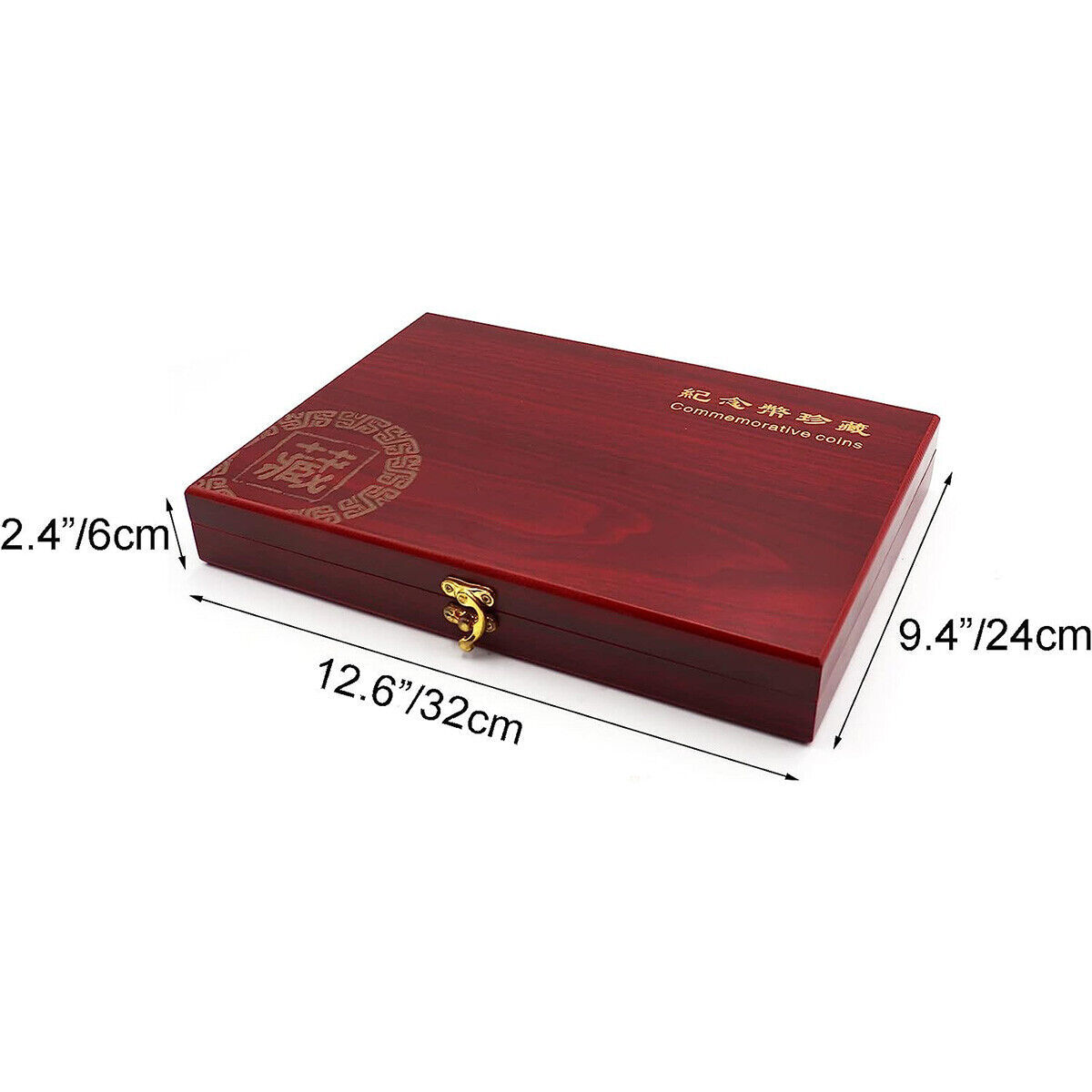 Wooden Commemorative Coins Box 100 slots