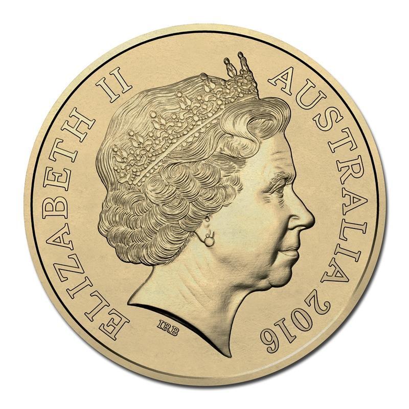 $2 2016 Australian Paralympic Team coloured coin olympics