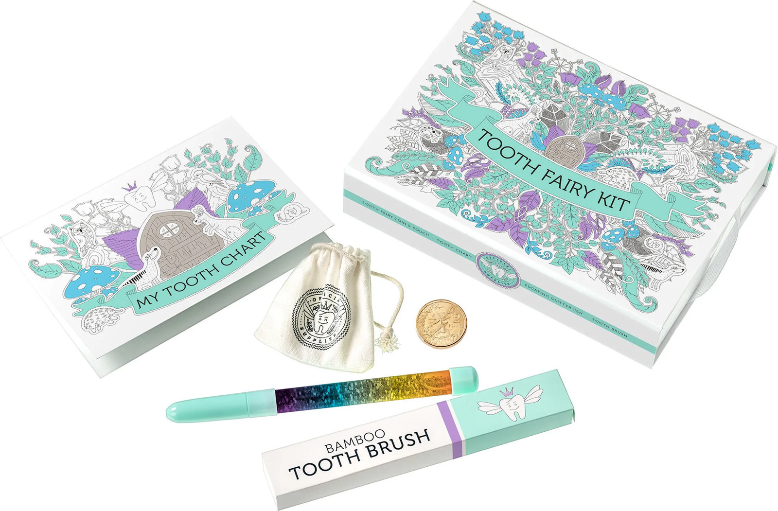 (NB) 2022 Tooth Fairy Uncirculated Coin and Kit $2 collectable coin