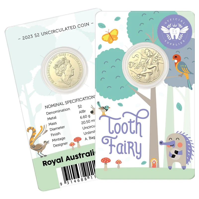 $2 2023 Tooth Fairy UNC Card