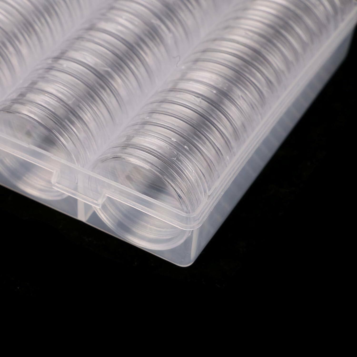 100Pcs Coin Storage Box Case